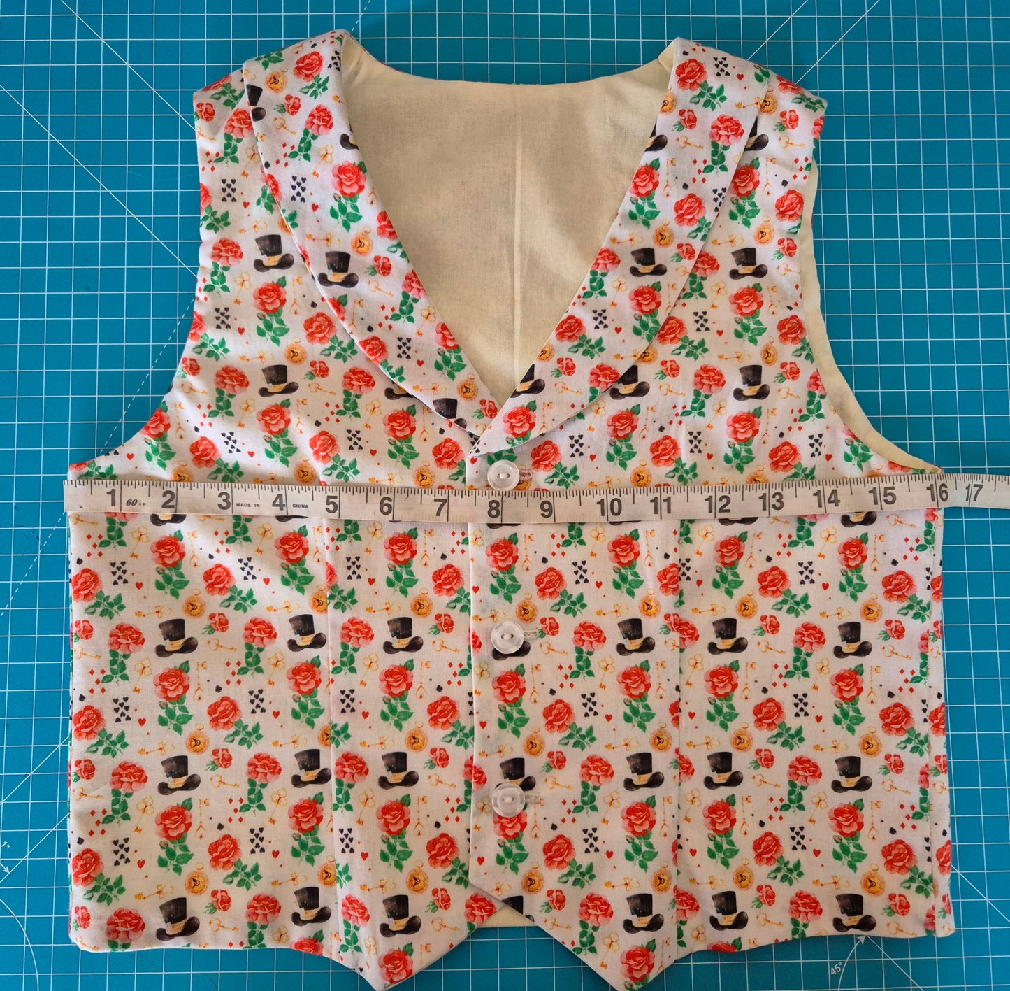 Childrens Boys Lined Steampunk Vest Waistcoat Size 12