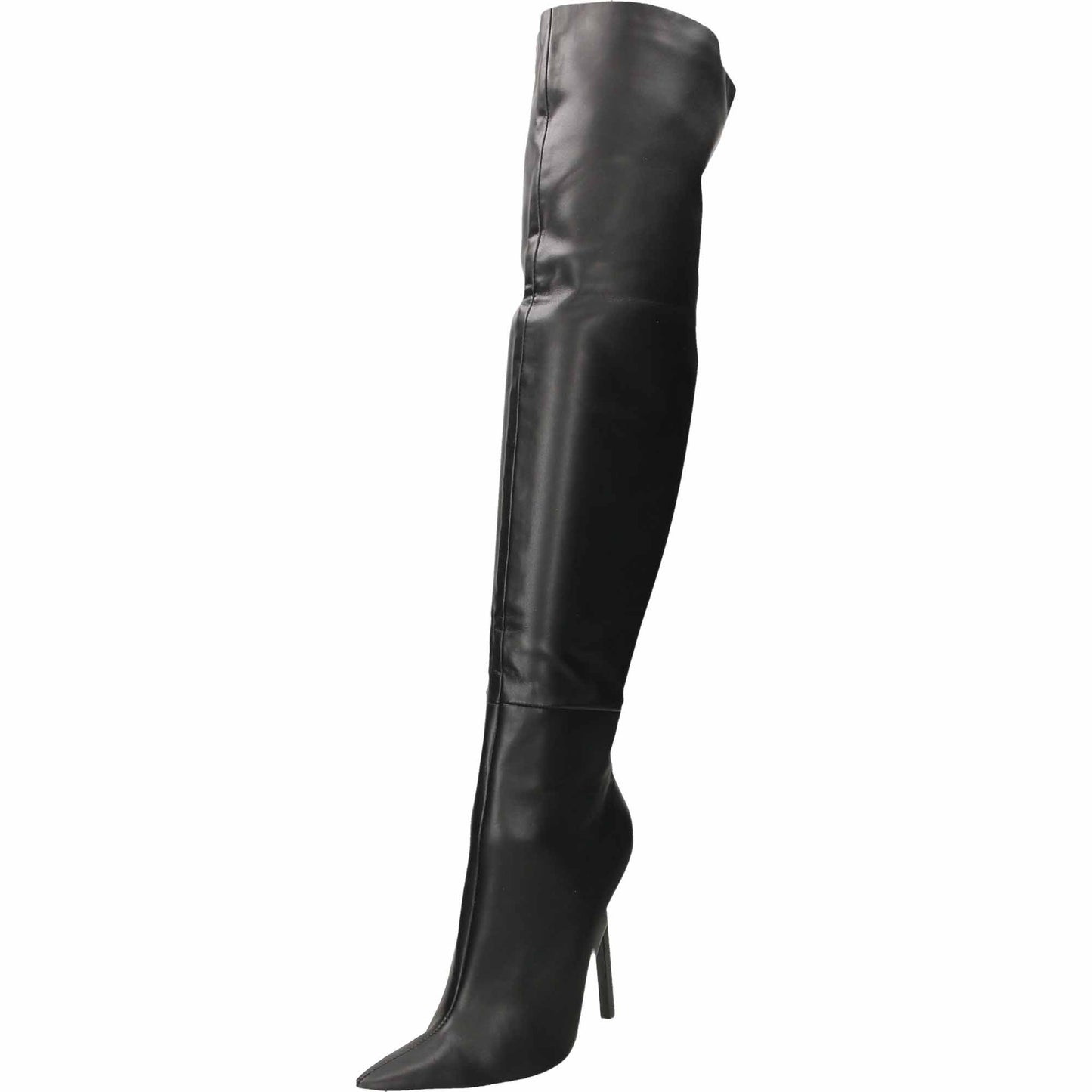 Black Over The Knee Boots Thigh High Heel UK 3