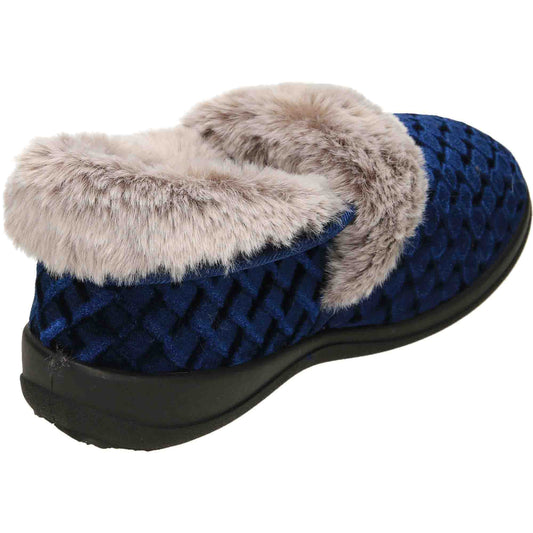 4 Way Slippers Boots Booties Navy Blue