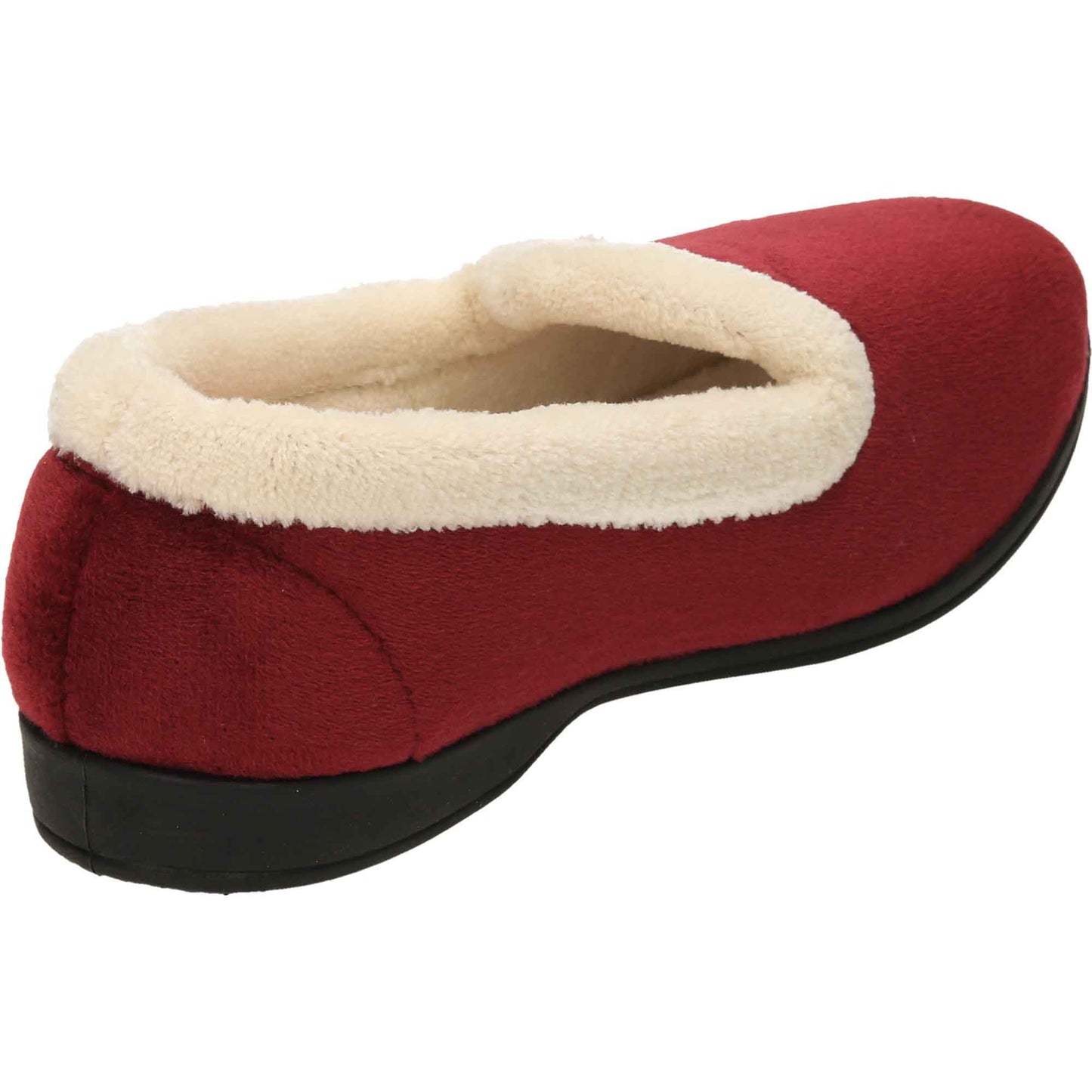 Red Slippers Cushioned Wide Fit