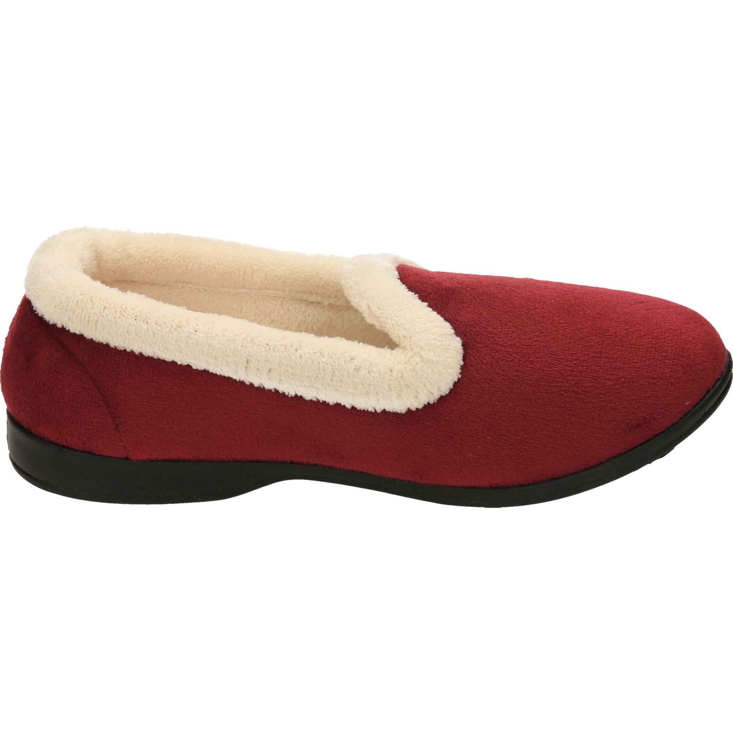 Red Slippers Cushioned Wide Fit