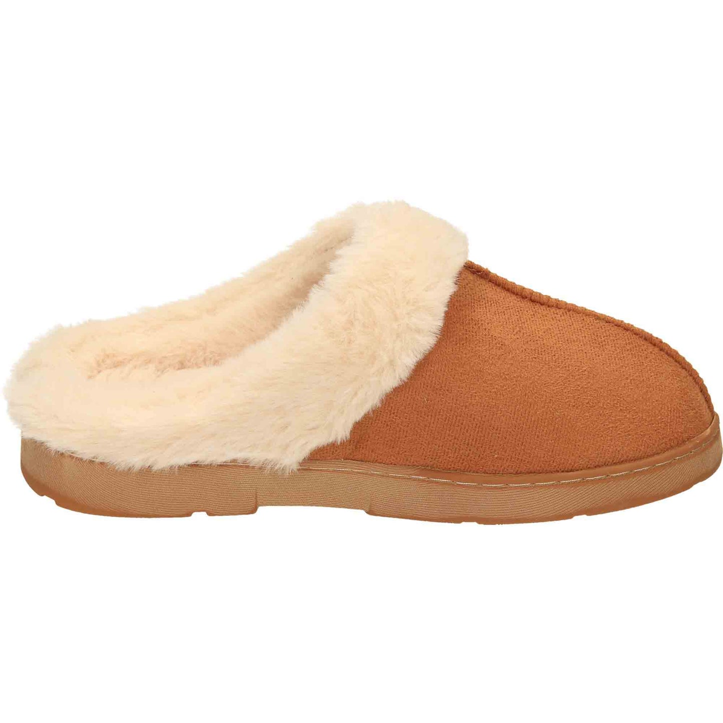 Slippers Mule Clogs Tan Brown Warm Cushioned Slip On