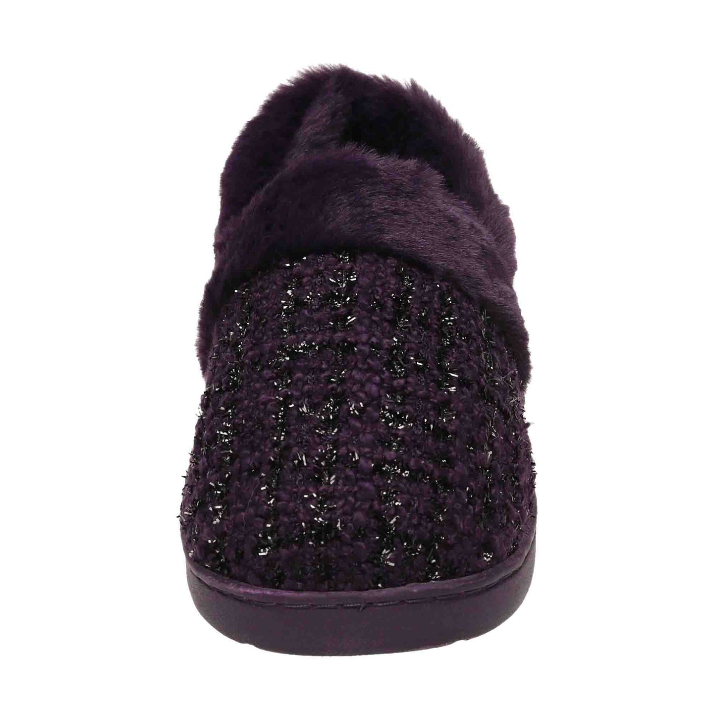 Purple Slippers Glitter House Shoes Dr Keller