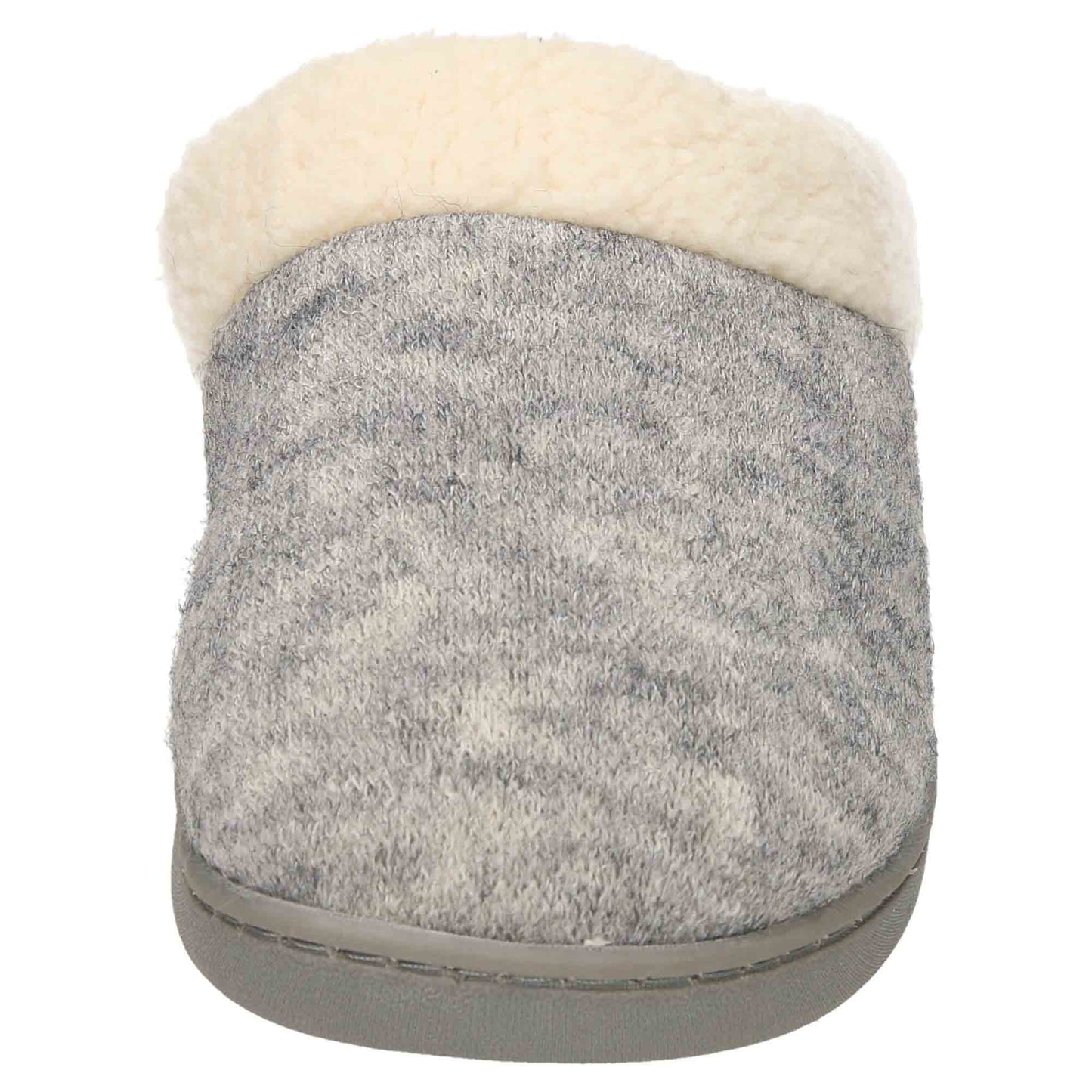 Grey Slip On Slippers Mules Memory Foam Clogs