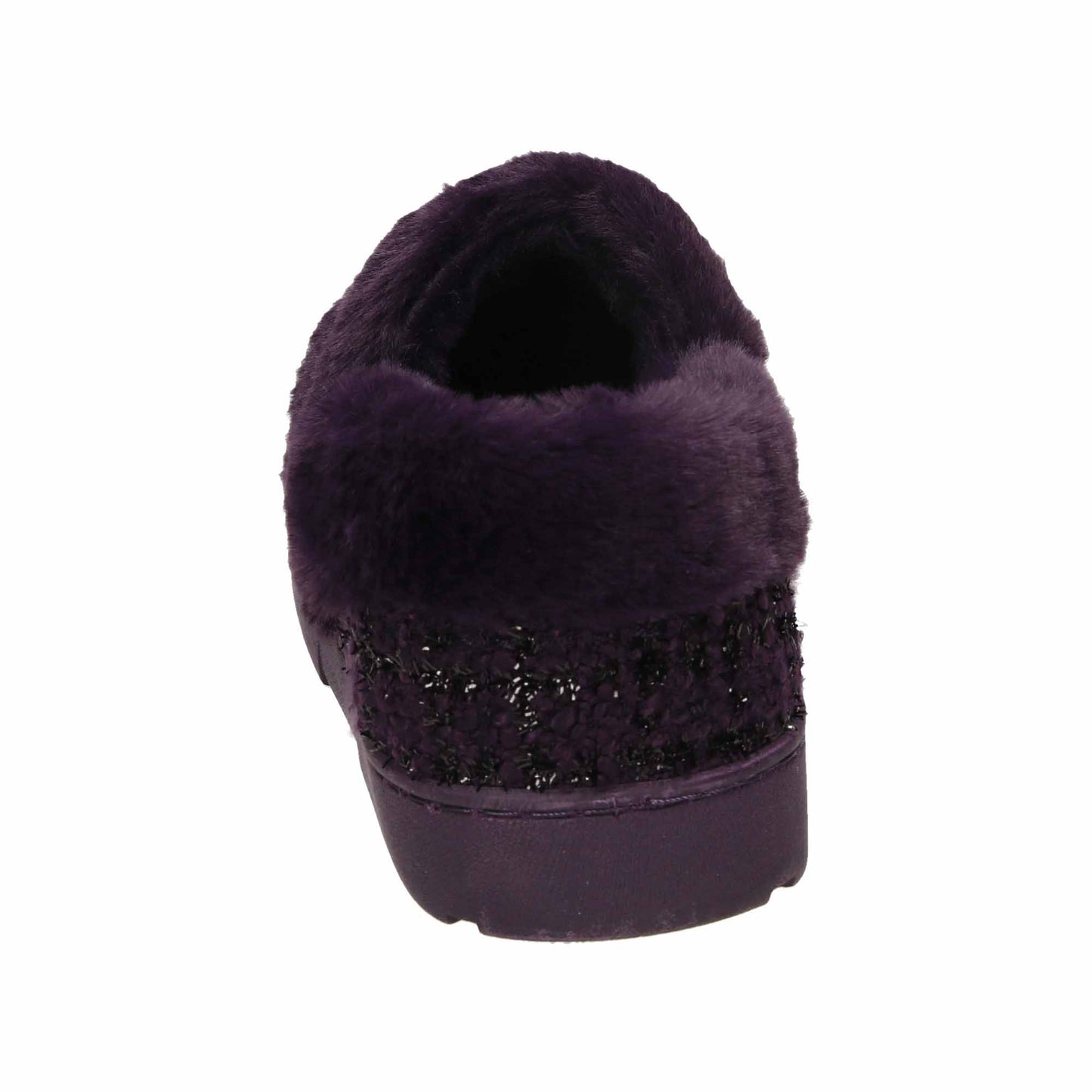 Purple Slippers Glitter House Shoes Dr Keller