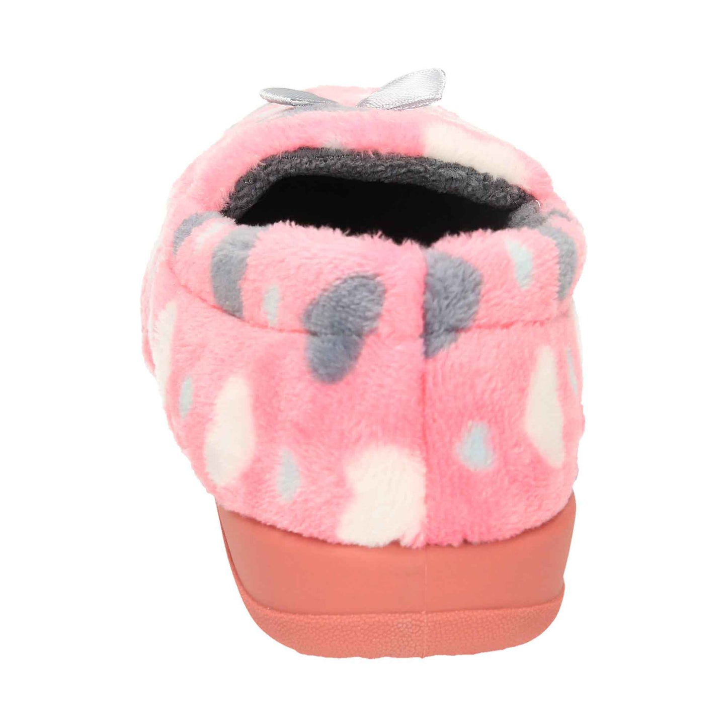 Pink Moccasin Slippers Memory Foam Wide