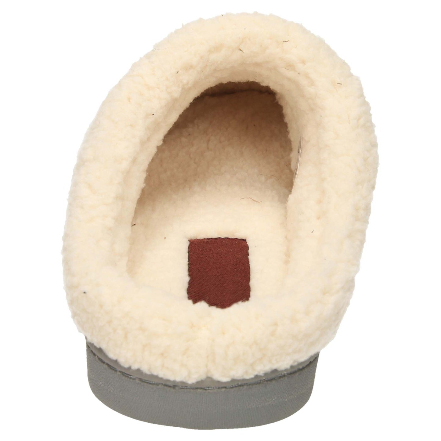 Grey Slip On Slippers Mules Memory Foam Clogs
