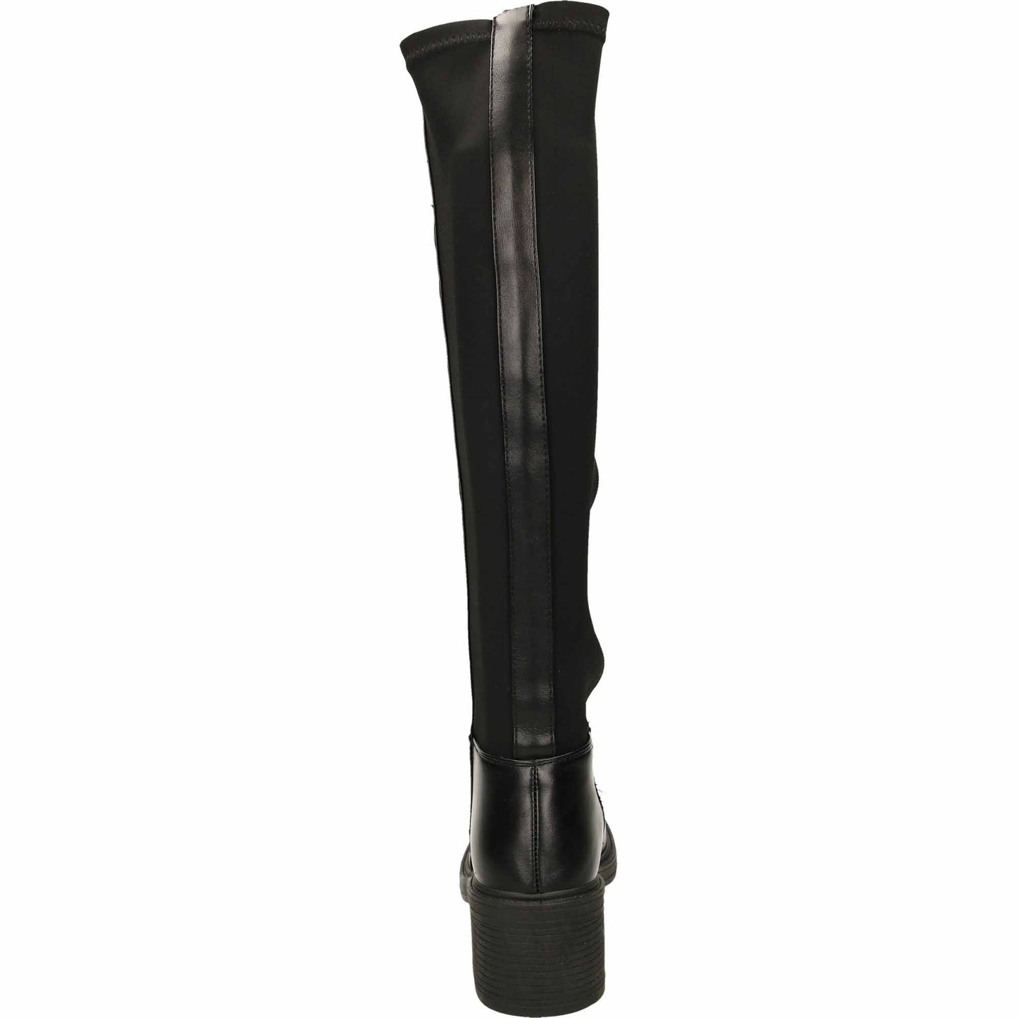 Wide Fit Black Stretchy Boots