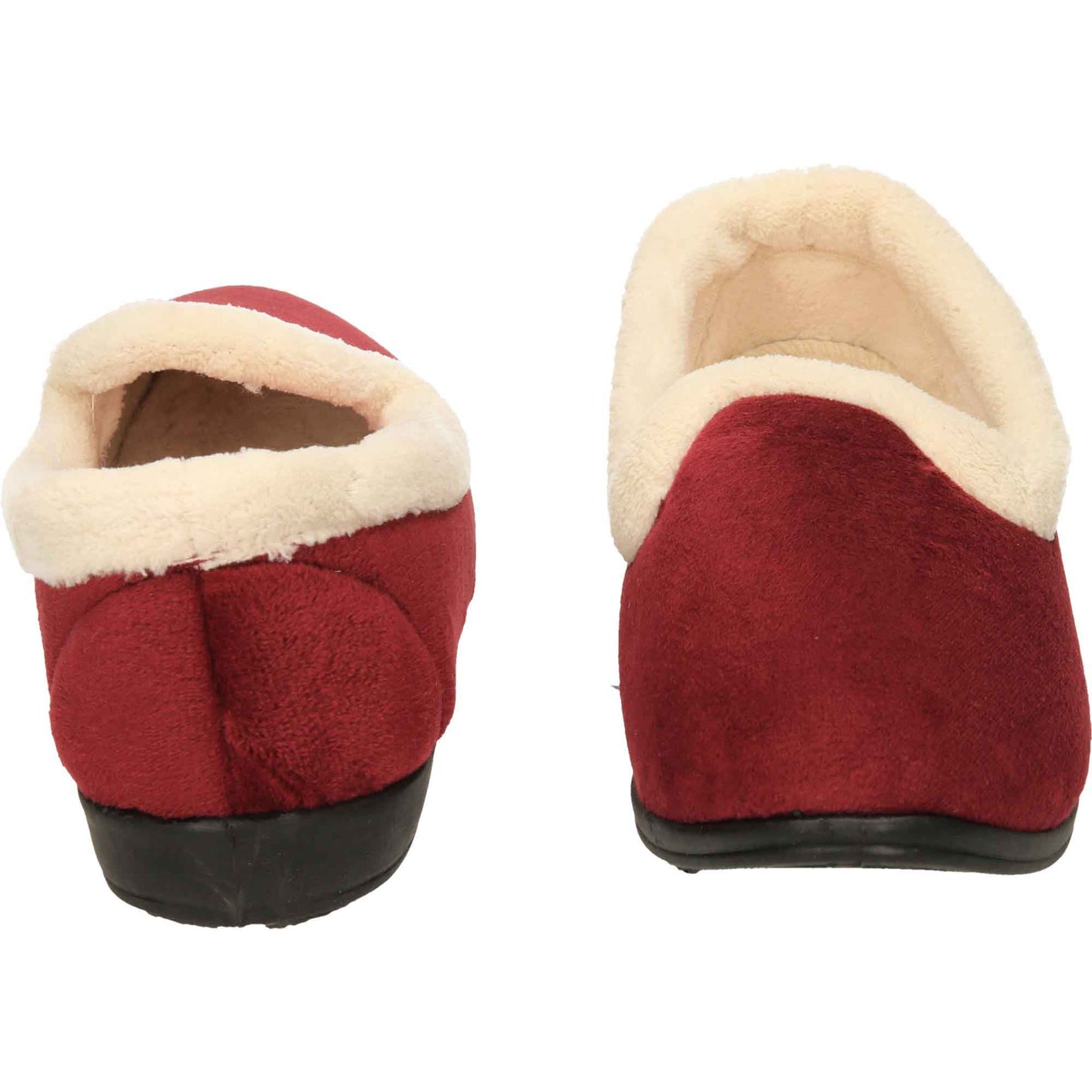 Red Slippers Cushioned Wide Fit