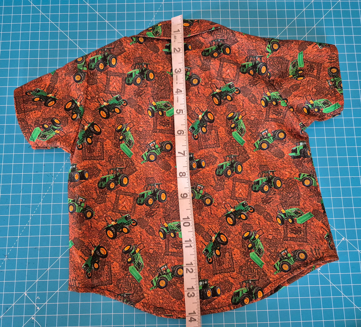 Infants Short Sleeve Tractor Shirt