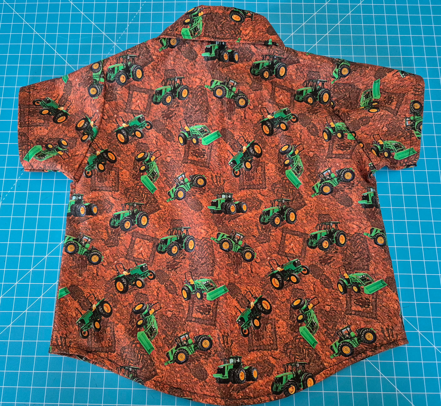 Infants Short Sleeve Tractor Shirt