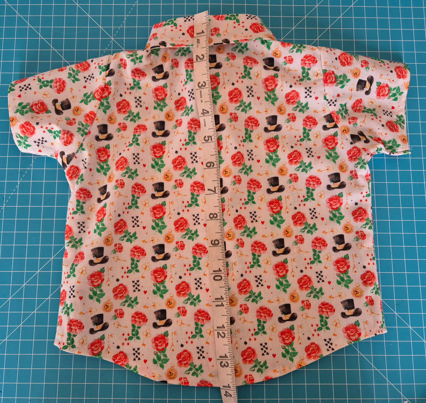 Infants Short Sleeve Shirt Top Hat Steampunk