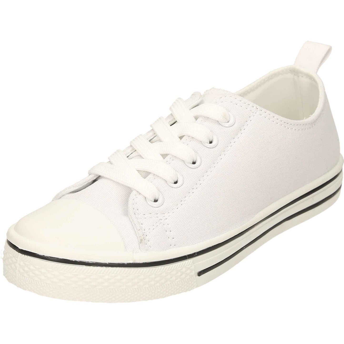 Lace Up Ladies Plimsolls Pumps