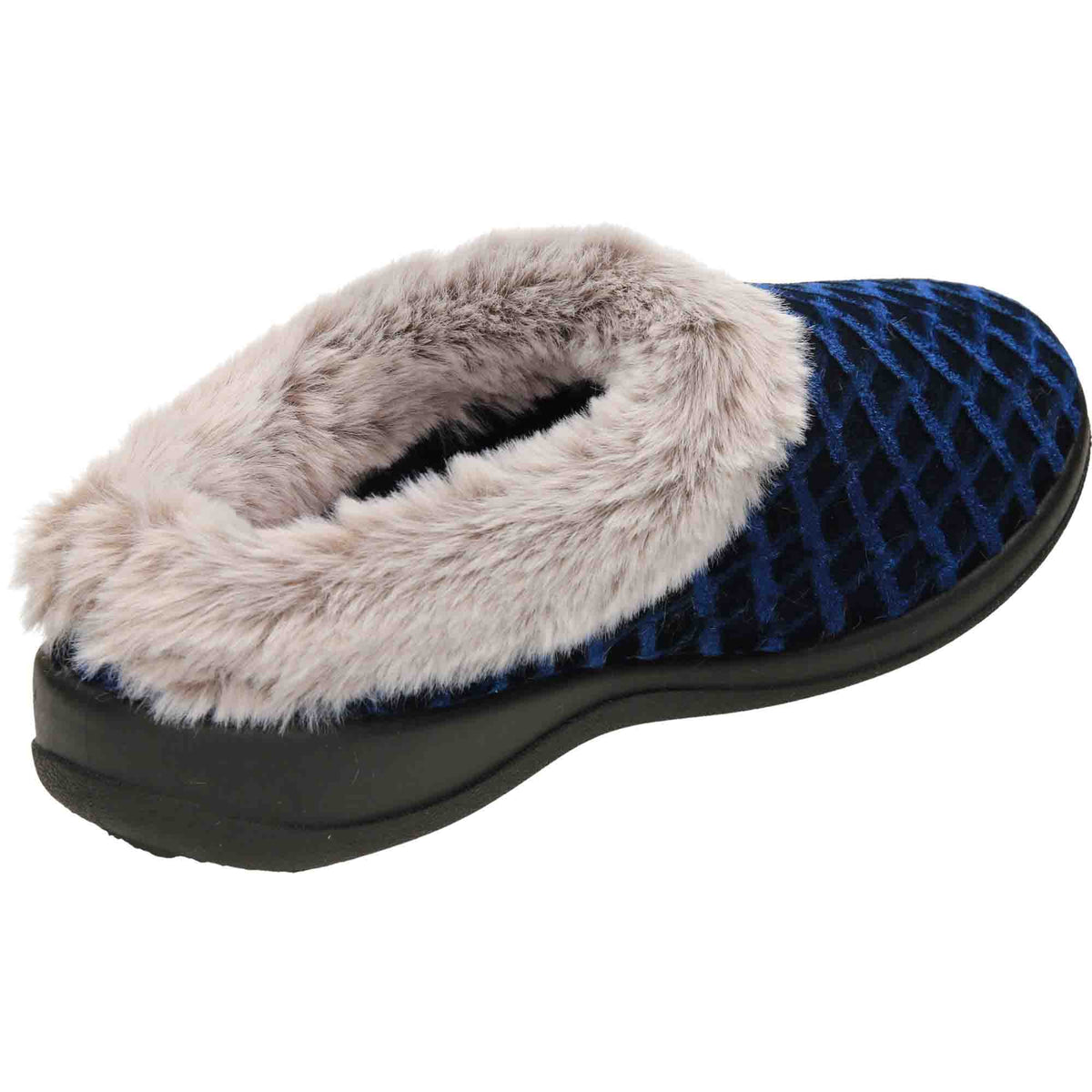 Slipper Mules Warm Navy Clogs