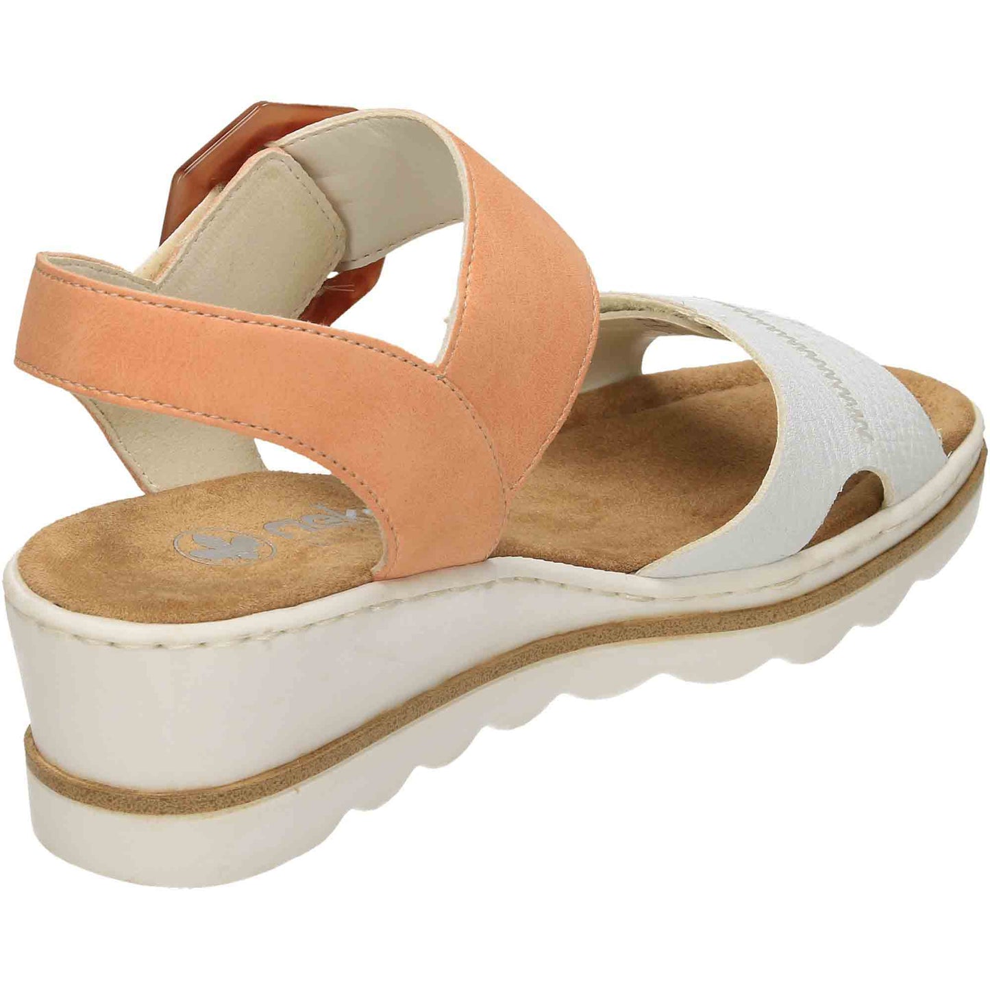 Rieker Ladies Wedge Heel Open Toe Sandals 67476-38