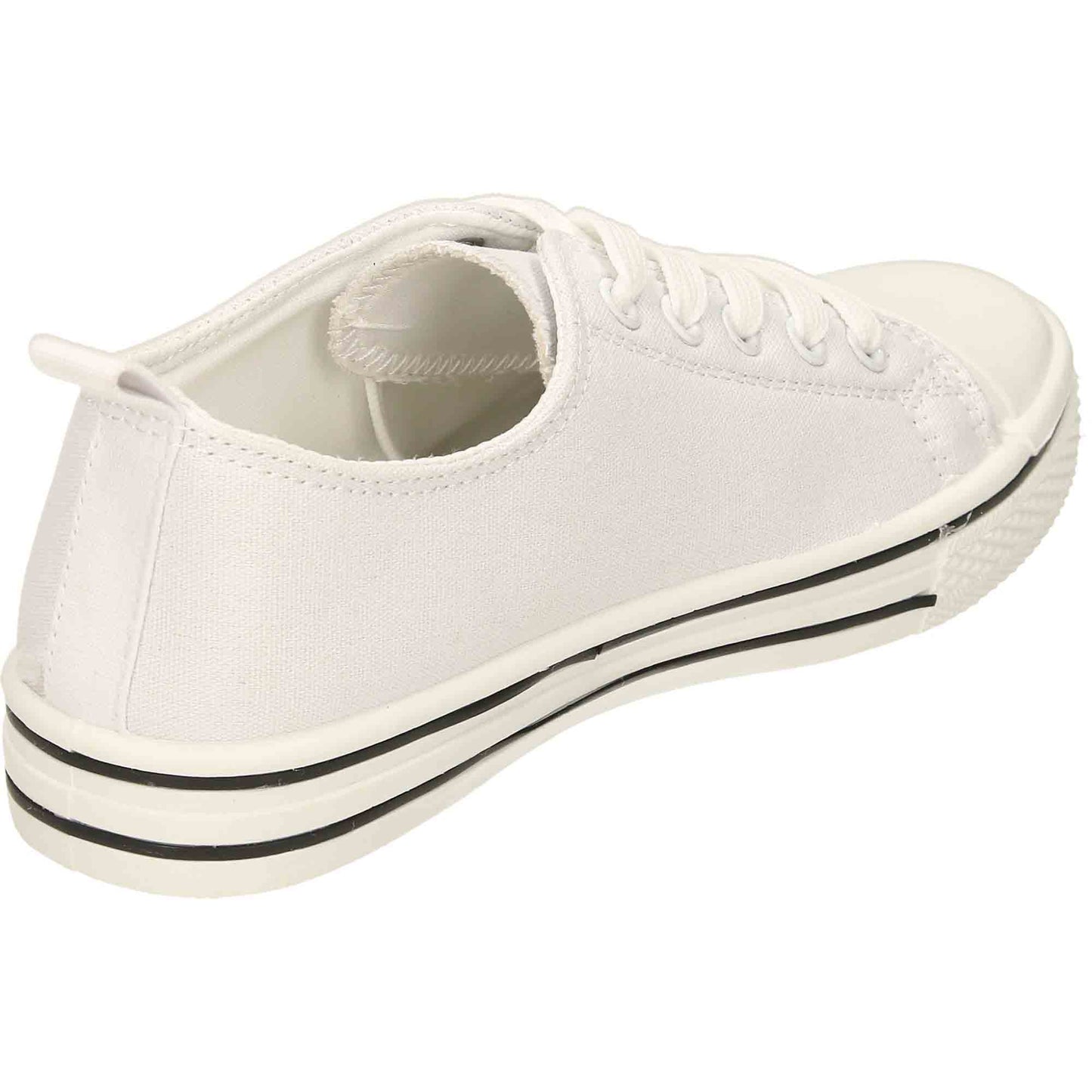Lace Up Ladies Plimsolls Pumps
