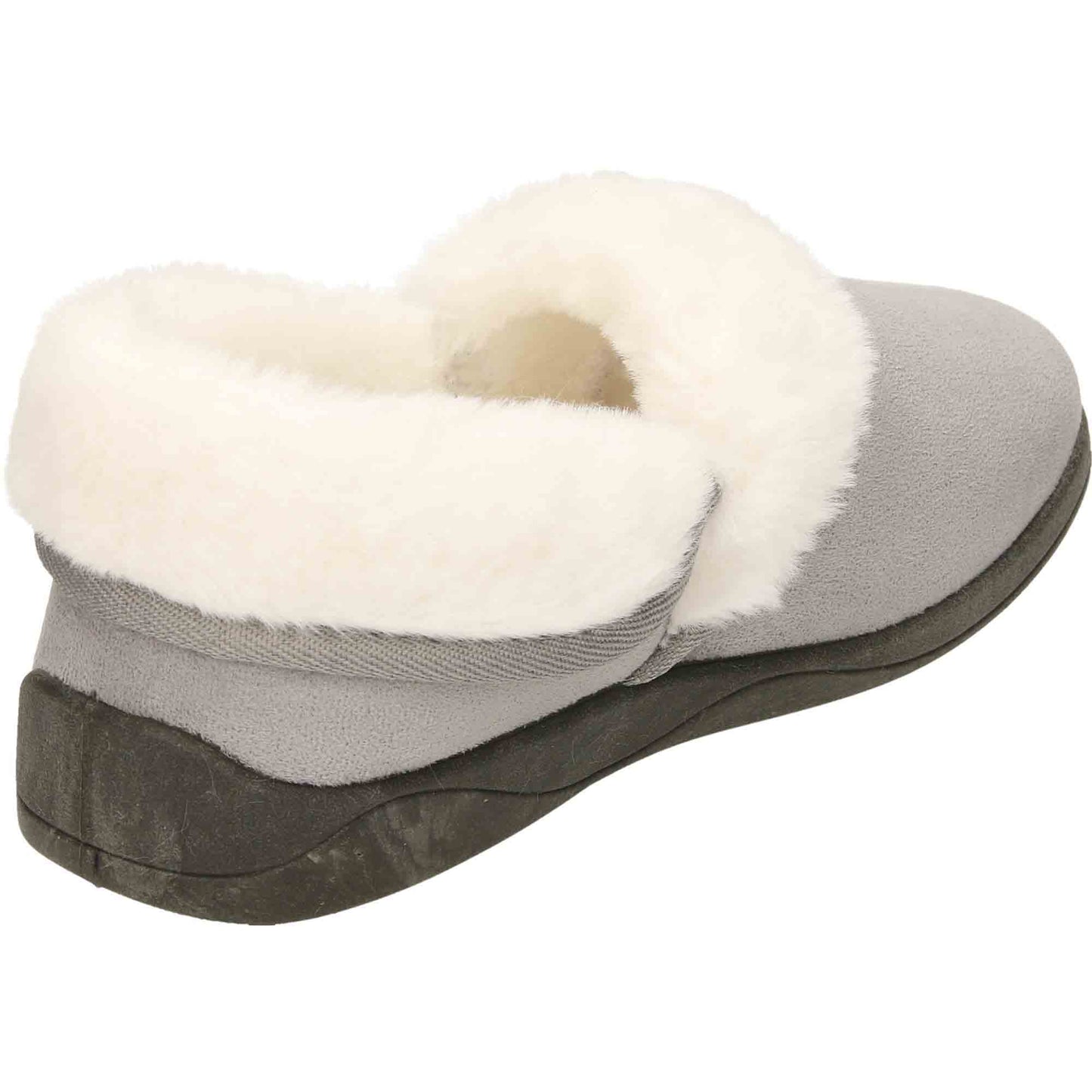 4 Way Slipper Boots Cushioned Grey