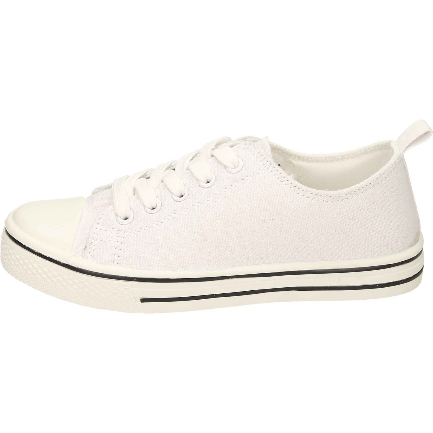 Lace Up Ladies Plimsolls Pumps