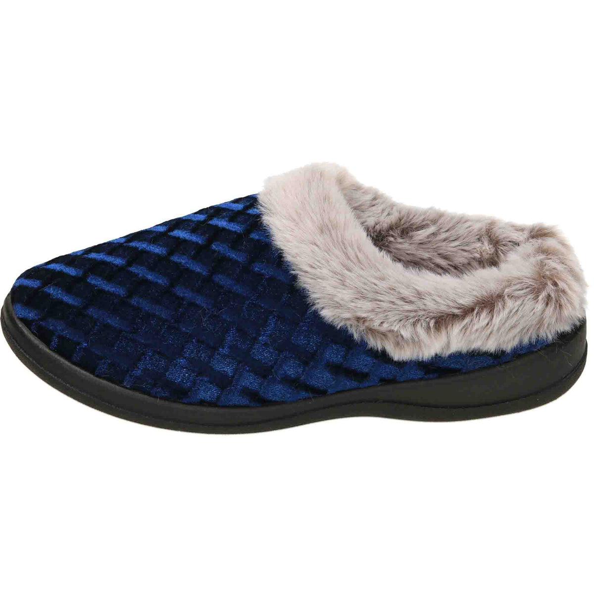 Slipper Mules Warm Navy Clogs