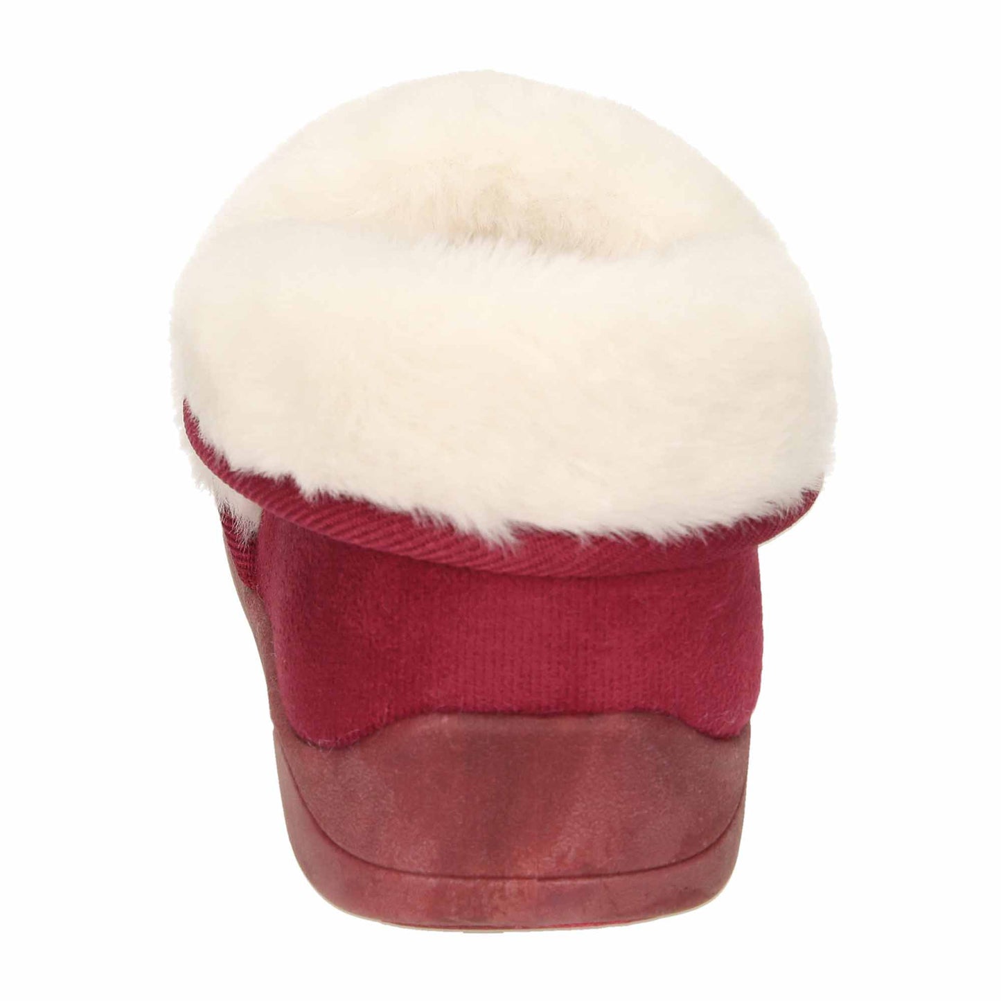 4 Way Slipper Boots Cushioned Burgundy