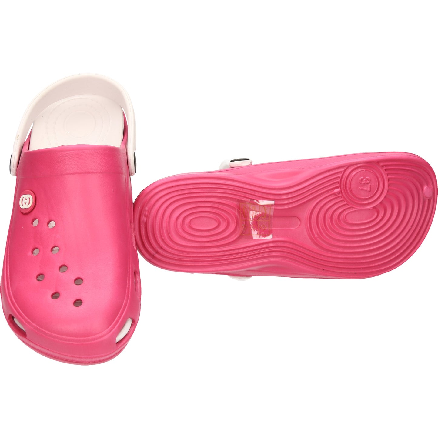Ladies Pink Garden Clogs
