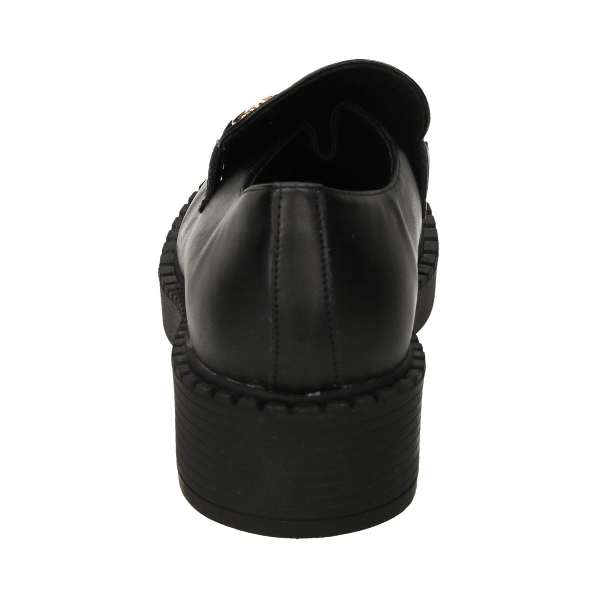 Black Loafers Slip On Shoes