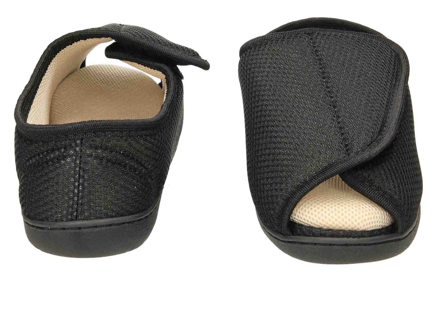 Extra Wide Fit Open Toe Slippers E/5E Shoe Size UK 7/8 Breathable Mens Ladies Boot