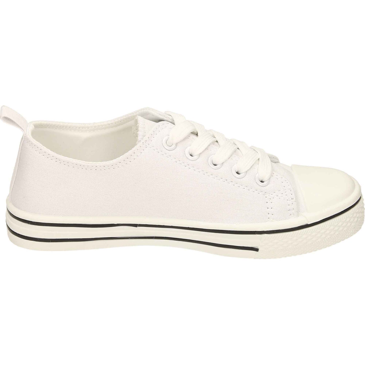 Lace Up Ladies Plimsolls Pumps