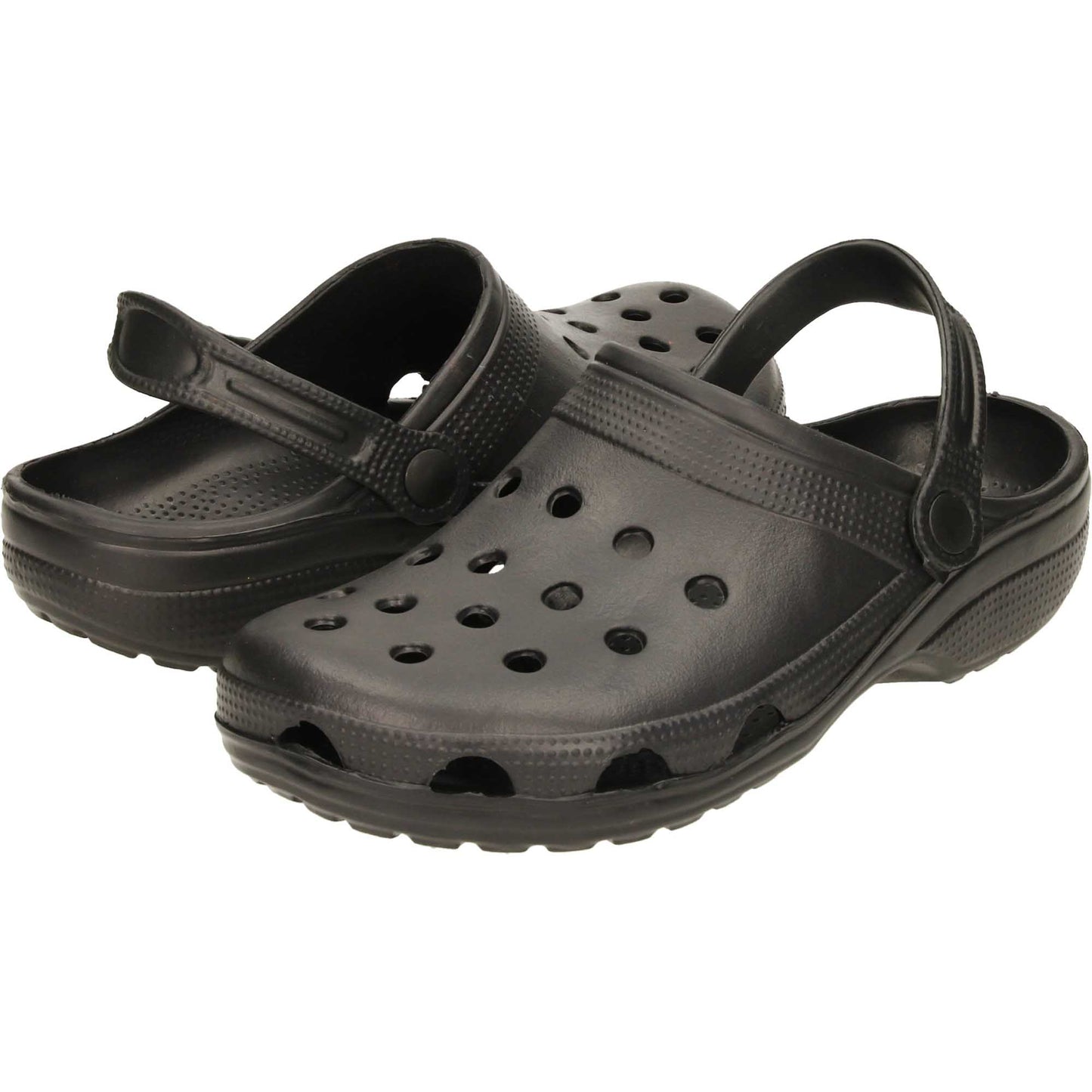 Mens Black Garden Clogs
