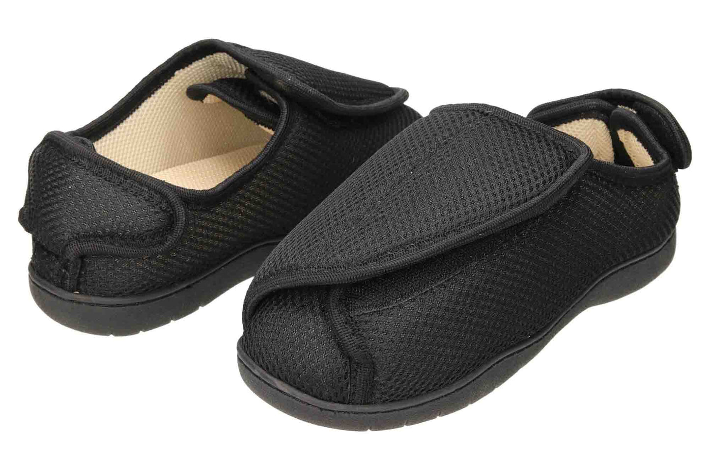 Unisex Extra Wide Fit Closed Toe Slippers E/5E Shoe Breathable Mens Ladies