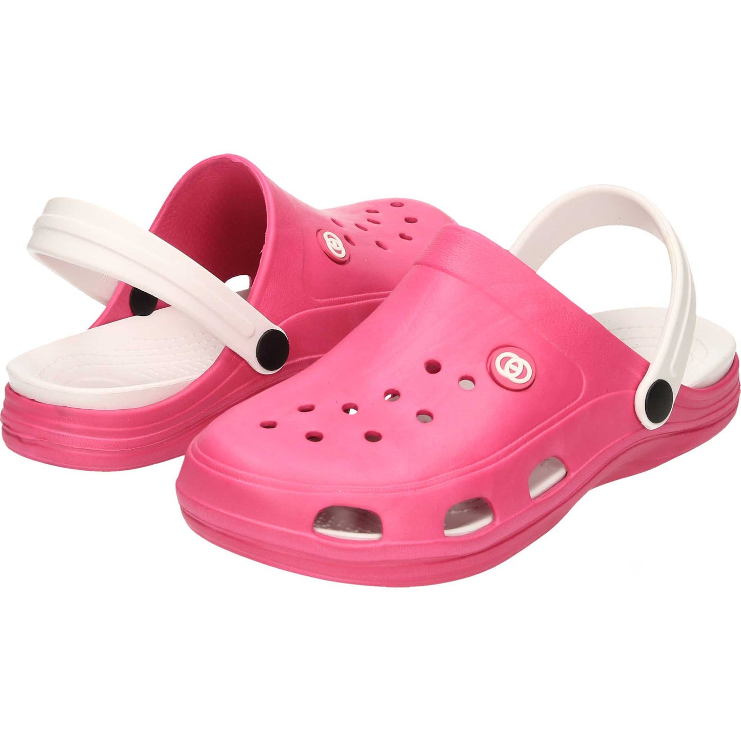 Ladies Pink Garden Clogs