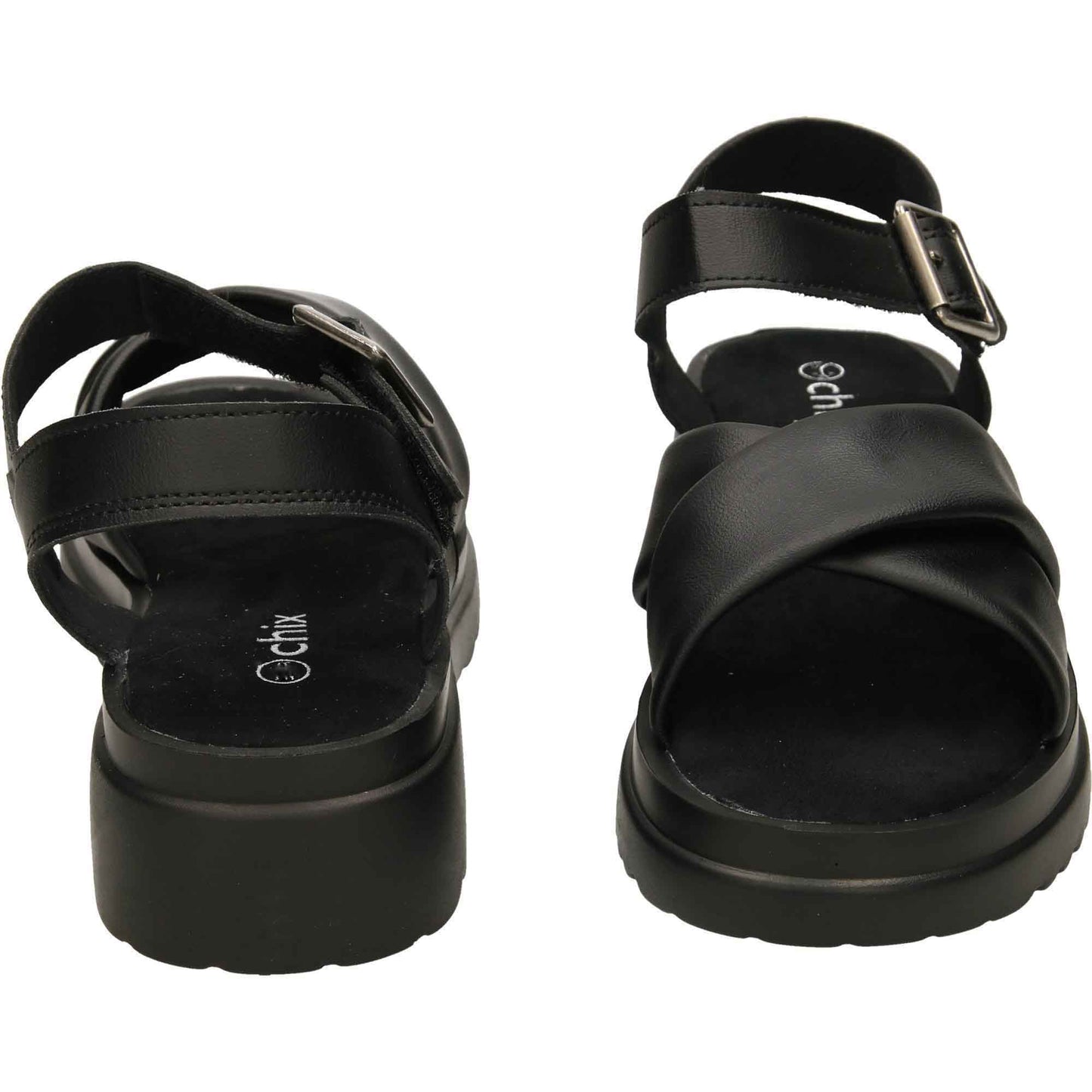 Flatform Sandals Slingback Ankle Strap Chunky