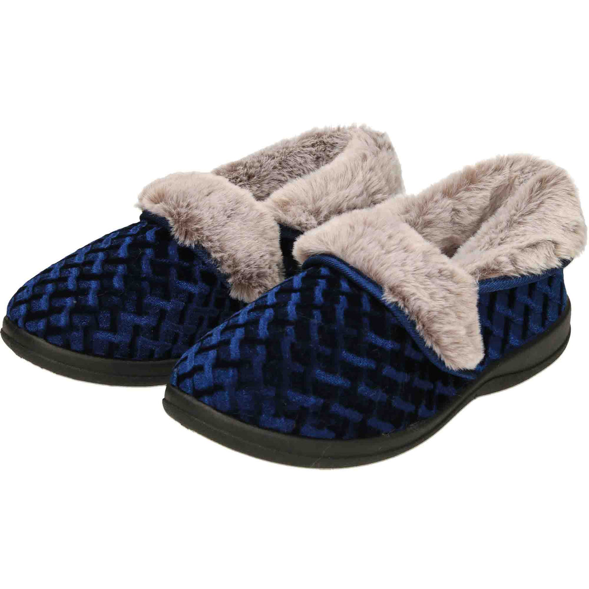 4 Way Slippers Boots Booties Navy Blue