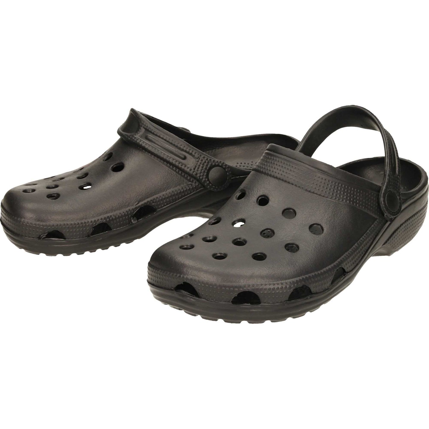 Mens Black Garden Clogs
