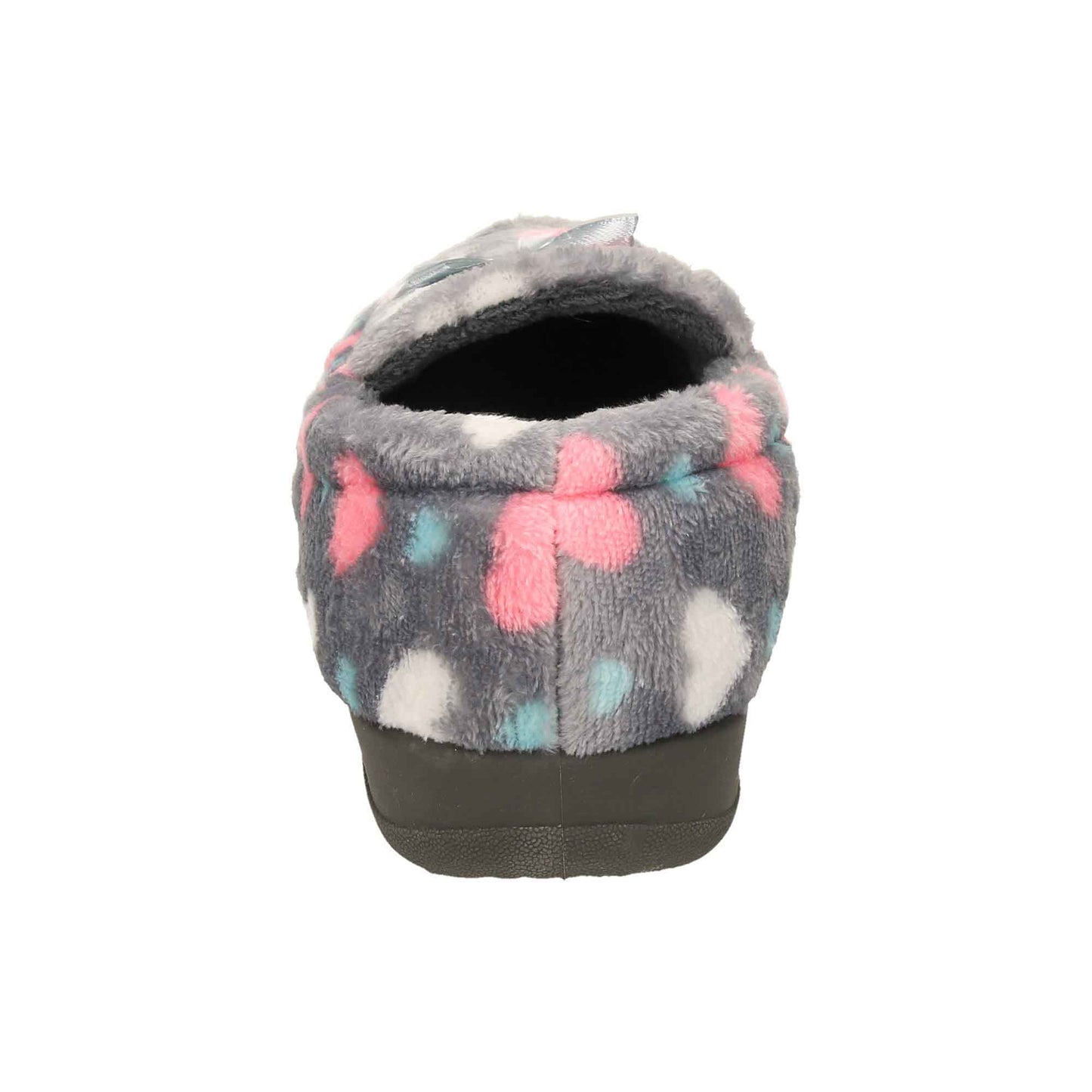 Grey Moccasin Slippers Memory Foam Wide