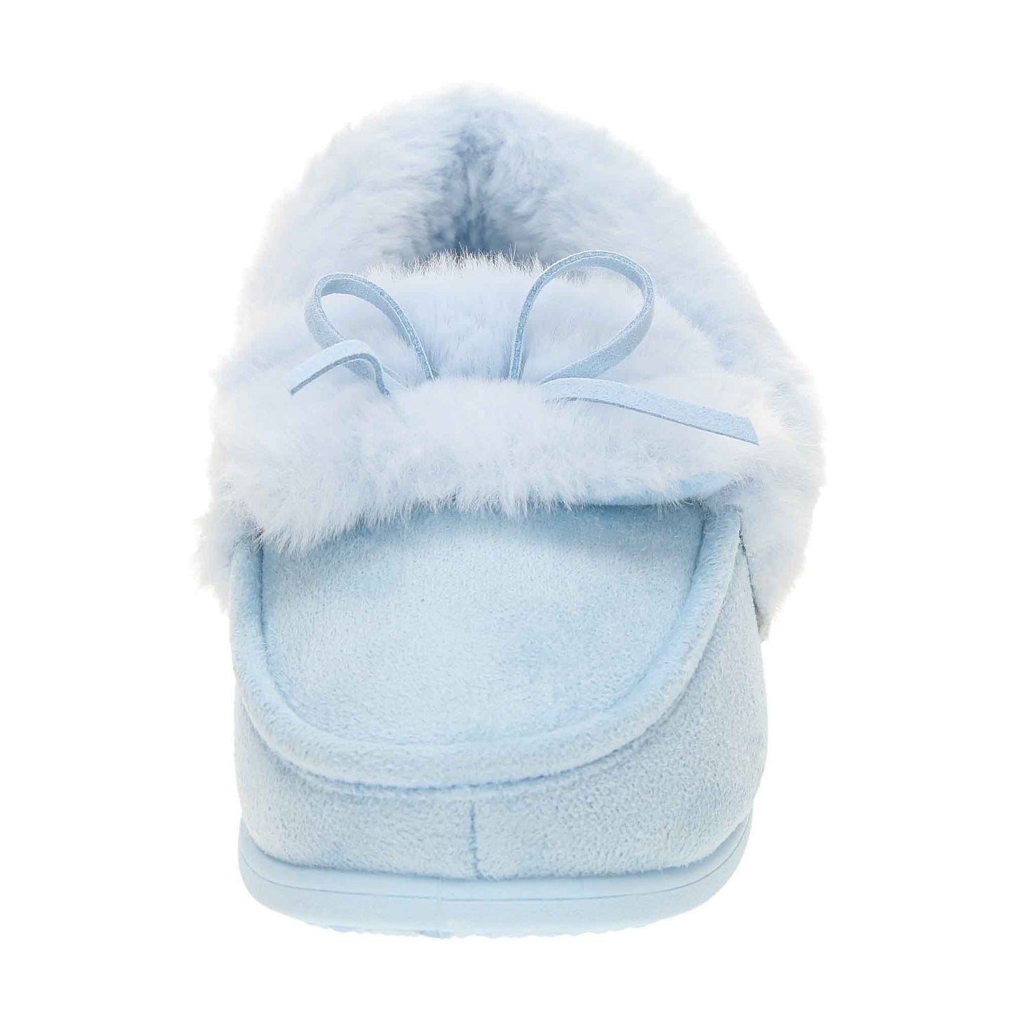 Blue Moccasin Slippers Cushioned