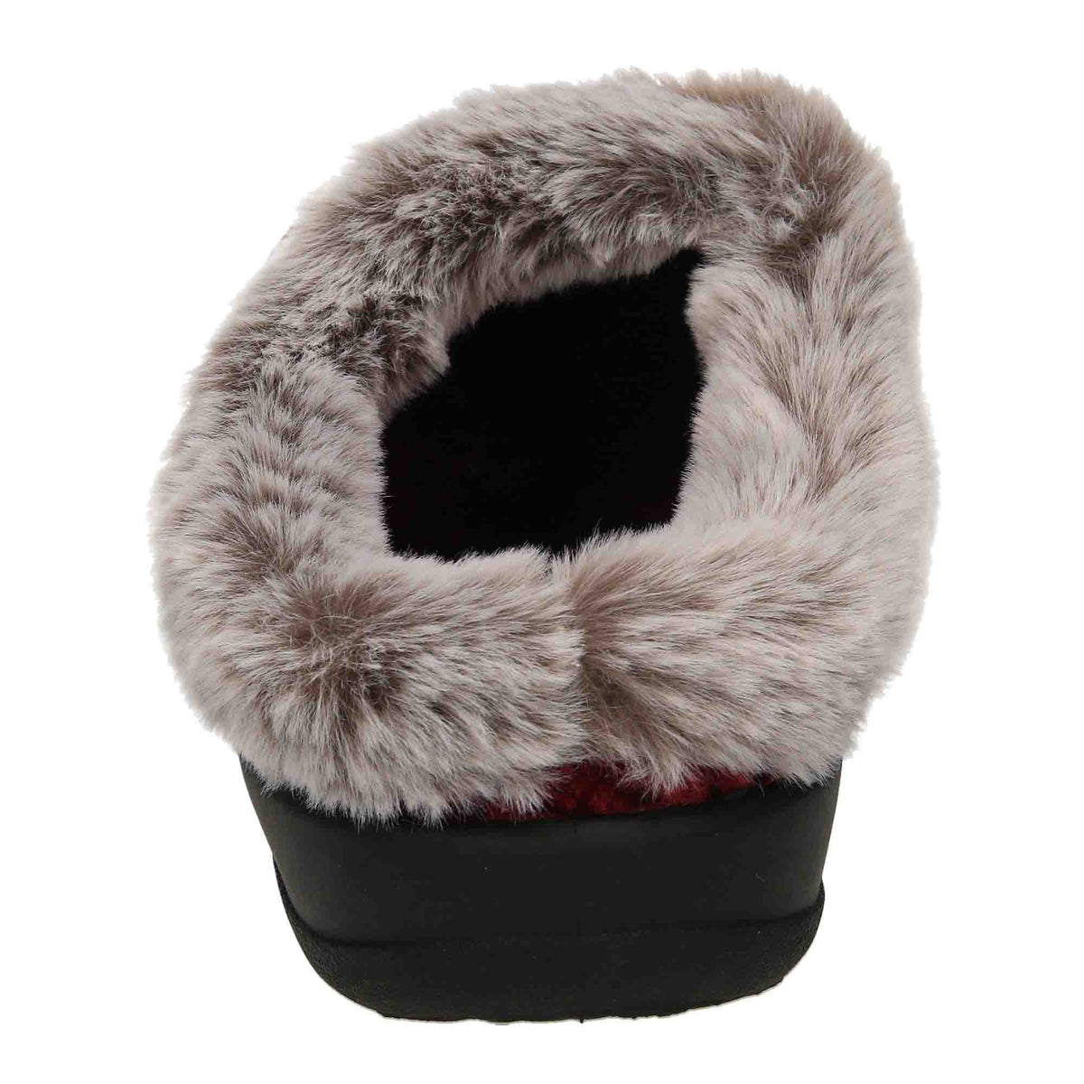 Slipper Mules Warm Burgundy Red Clogs