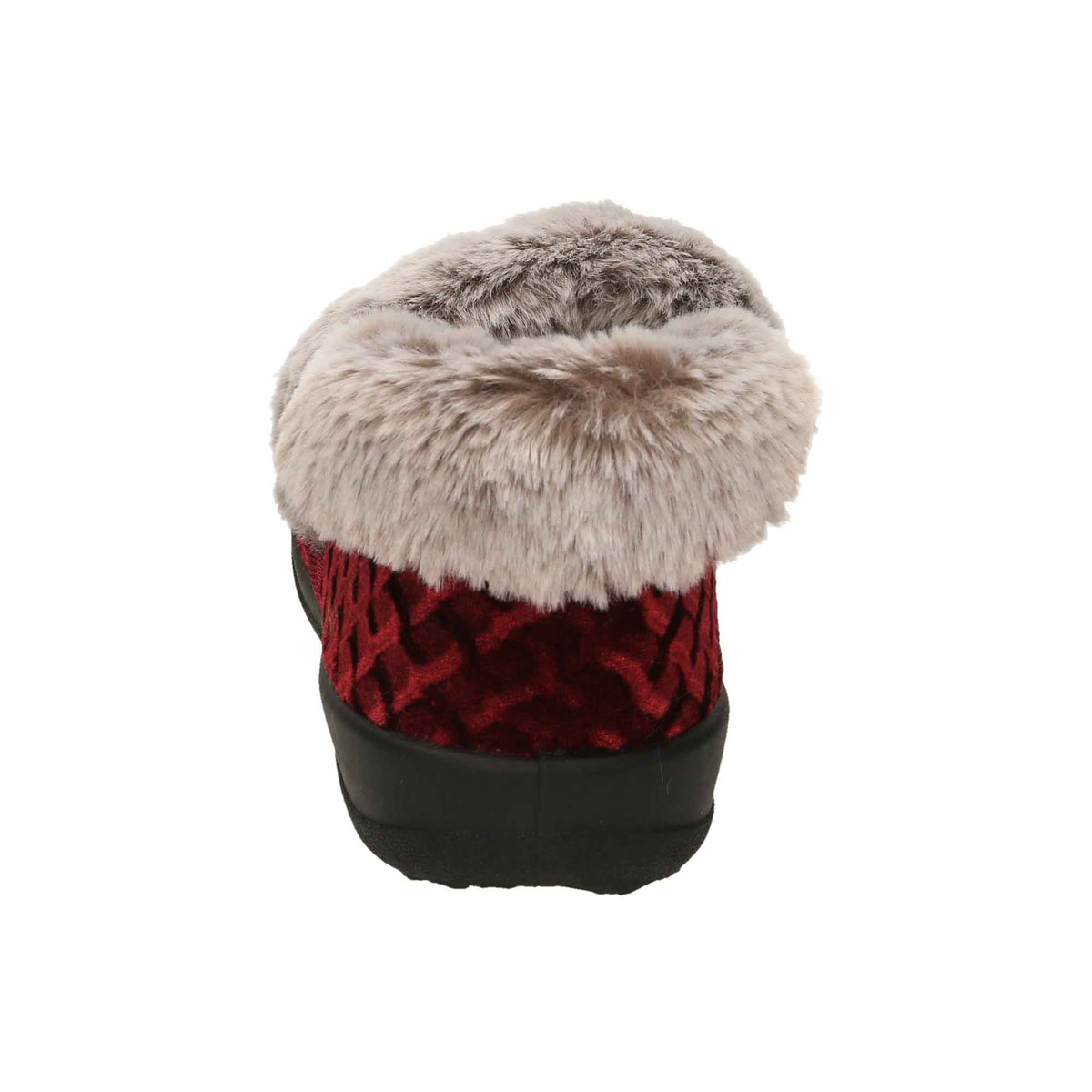 4 Way Slippers Boots Booties Burgundy Red