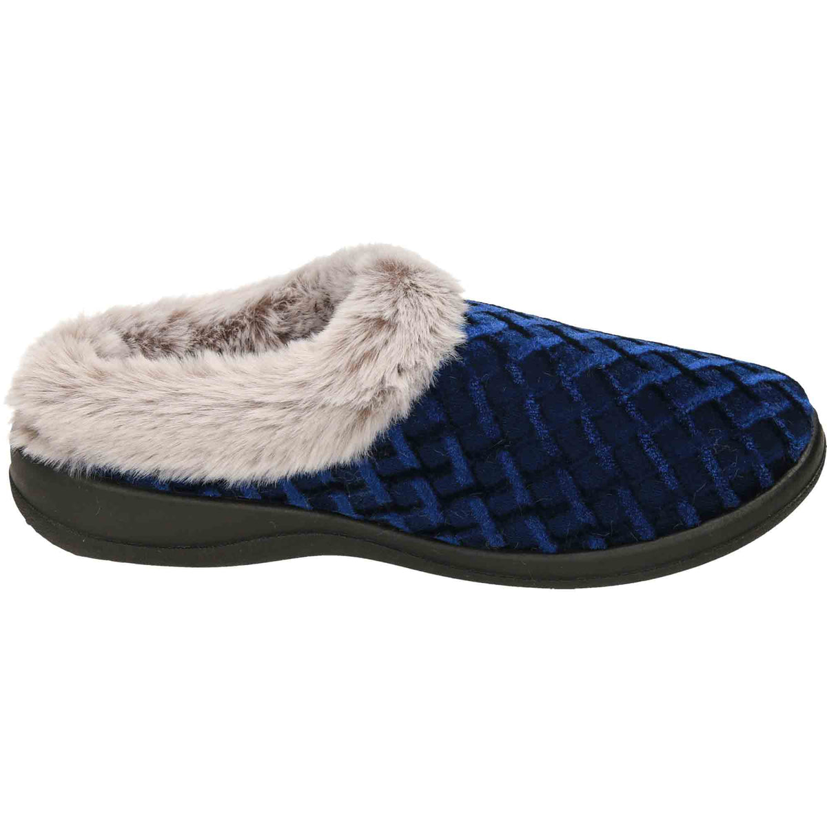Slipper Mules Warm Navy Clogs